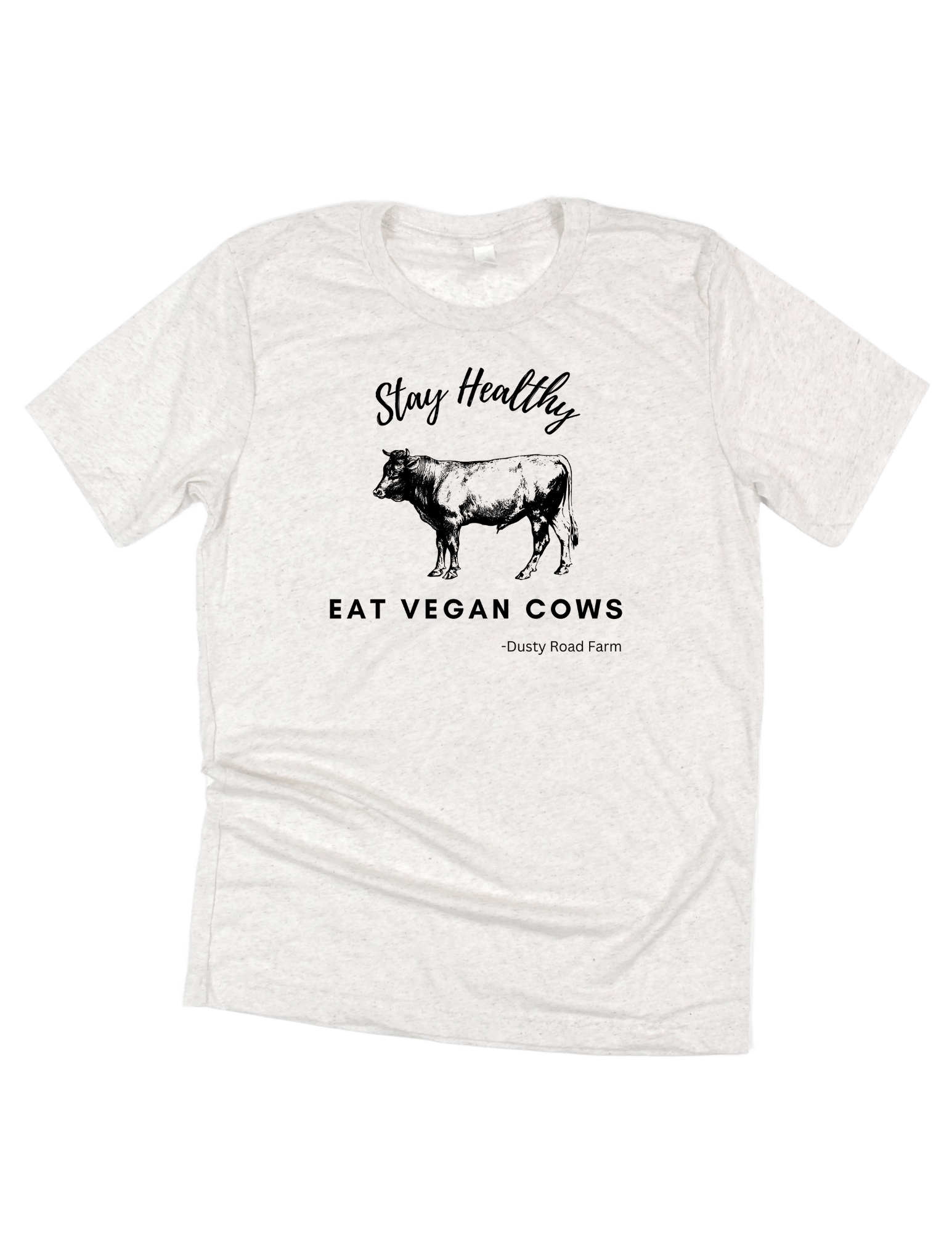 Eat Vegan Cows T-Shirt - Dusty Road Farm