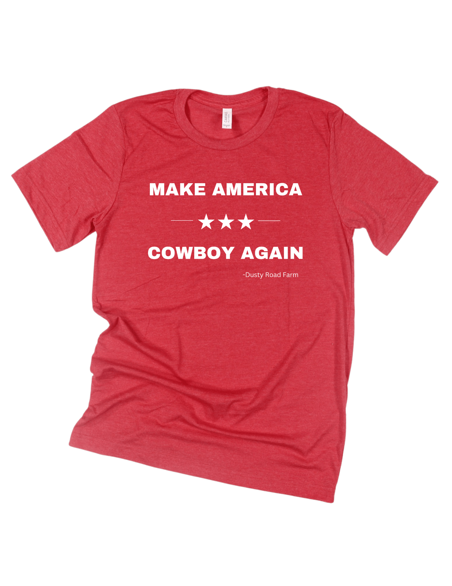 Make America Cowboy Again T-Shirt - Dusty Road Farm