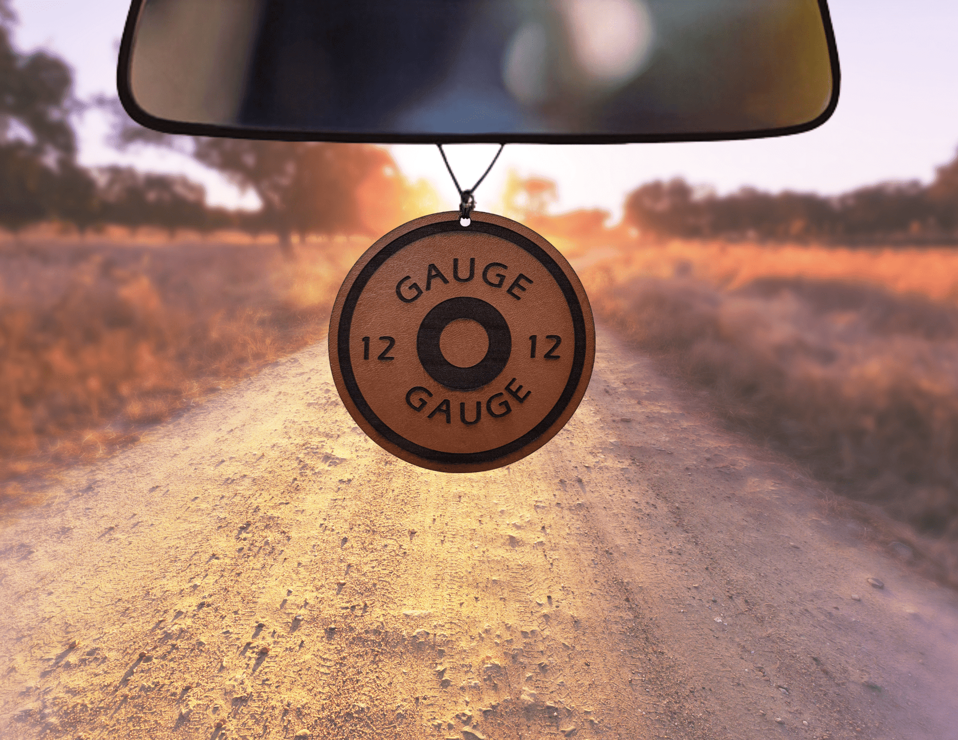 Shotgun Shell Leather Car Freshener - Dusty Road Farm