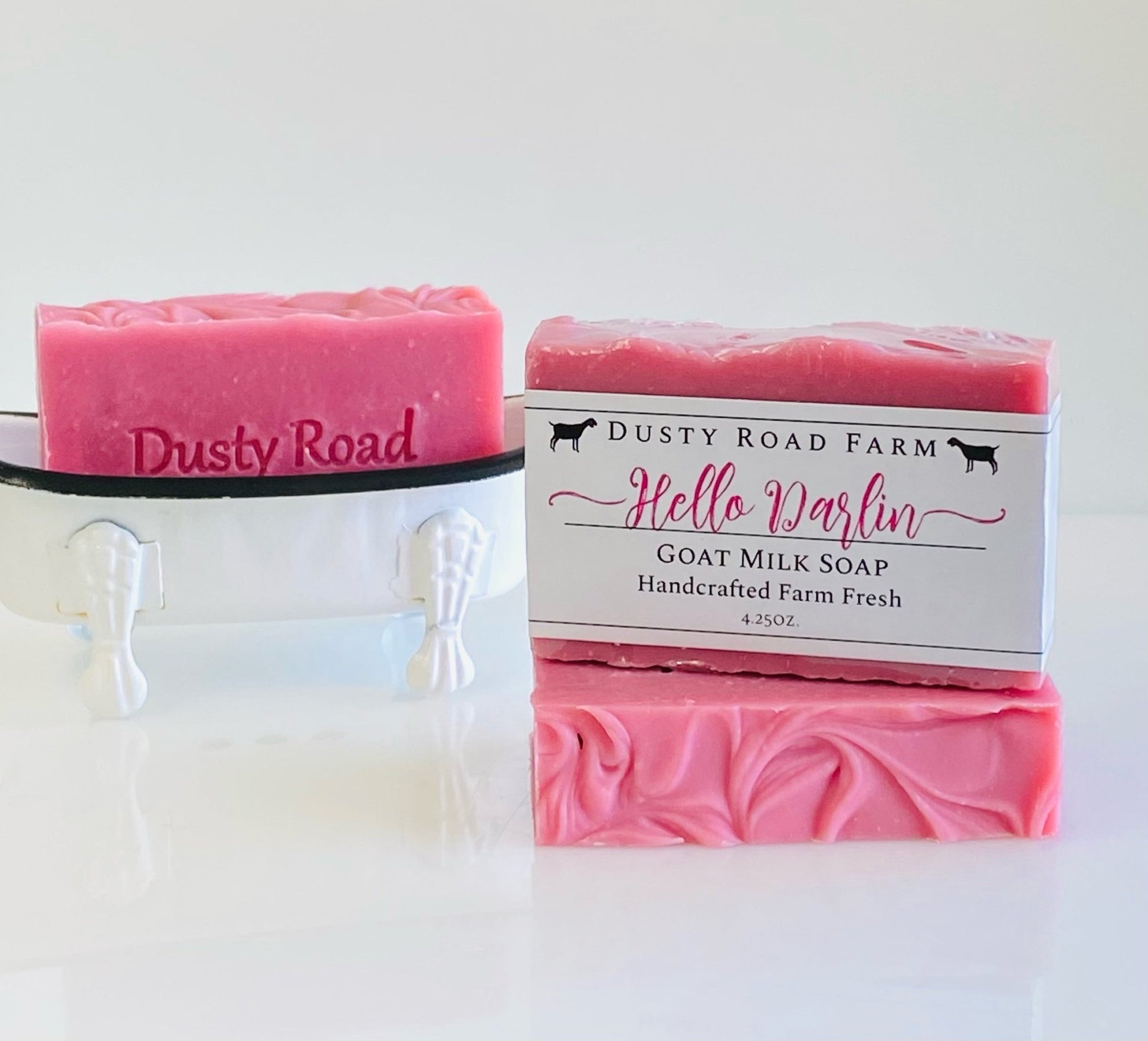 Hello Darlin' Goat Milk Soap - Dusty Road Farm