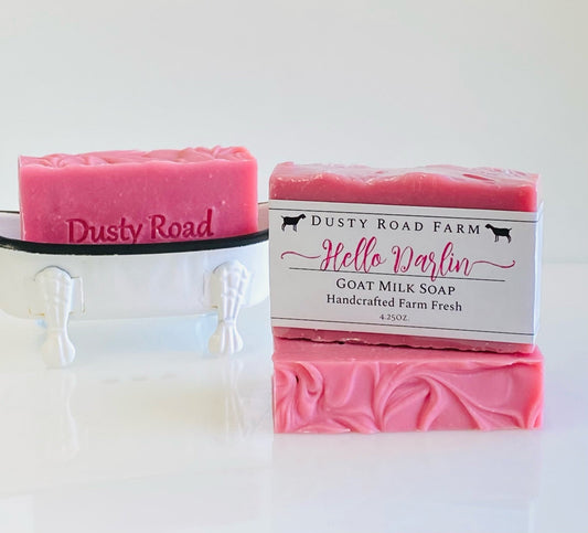 Hello Darlin' Goat Milk Soap - Dusty Road Farm