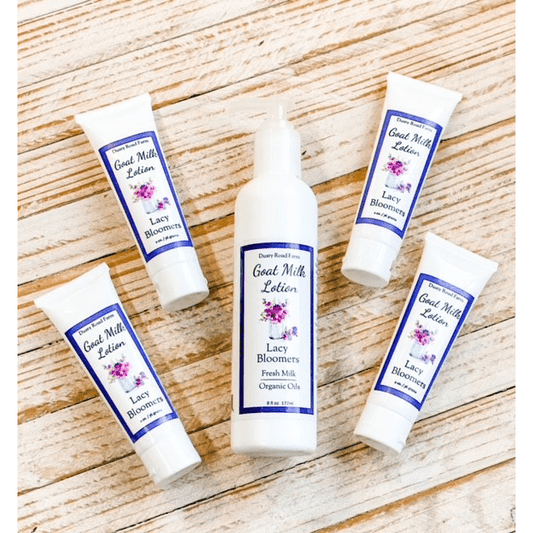 Lacy Bloomers Goat Milk Lotion - Dusty Road Farm