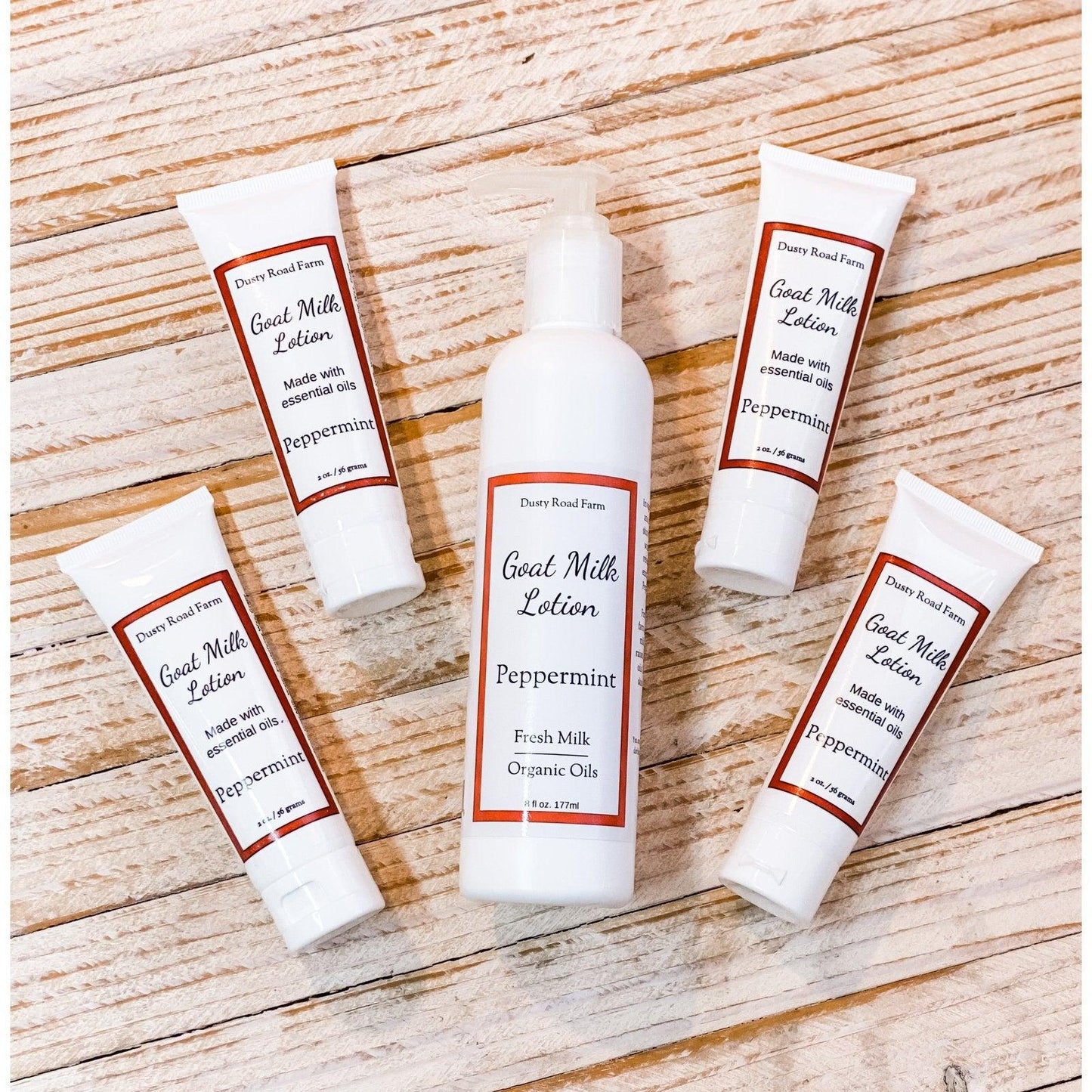 Peppermint Goat Milk Lotion - Dusty Road Farm