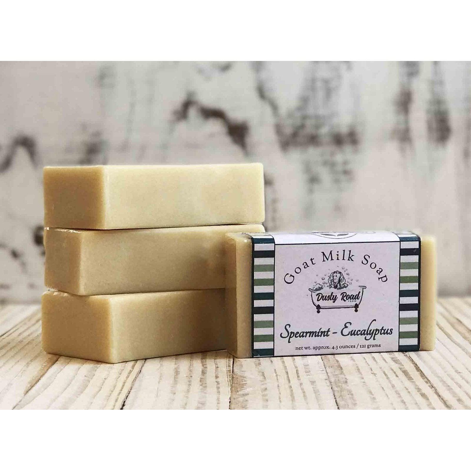 Speamint Eucalyptus All Natural Goat Milk Soap - Dusty Road Farm