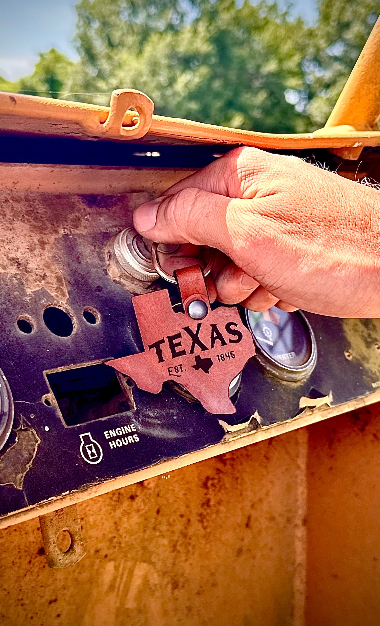 Leather Keychains - Dusty Road Farm