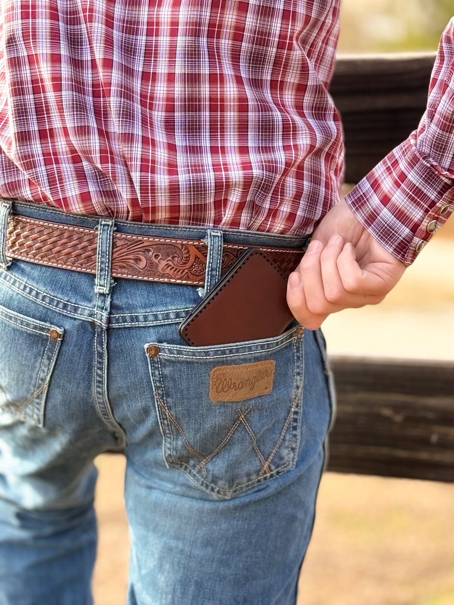 Leather Wallets - Dusty Road Farm