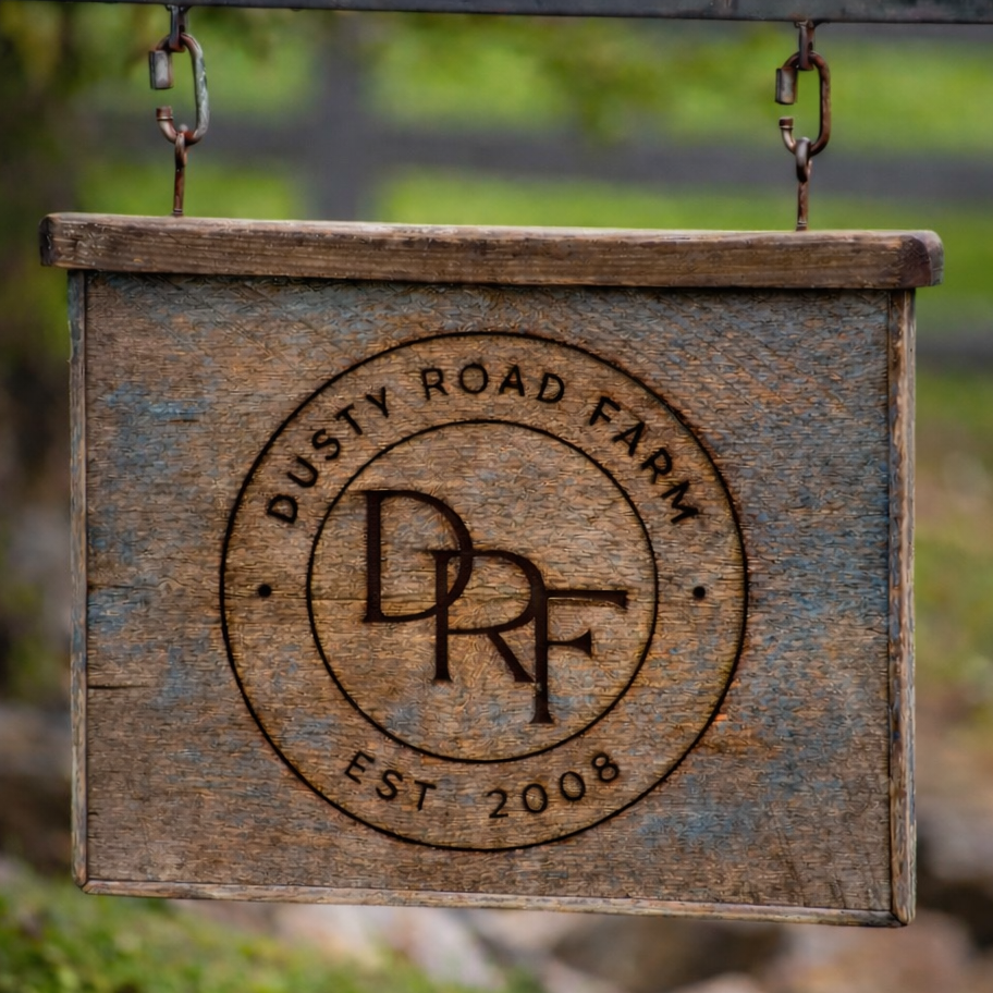 Dusty Road Farm Sign
