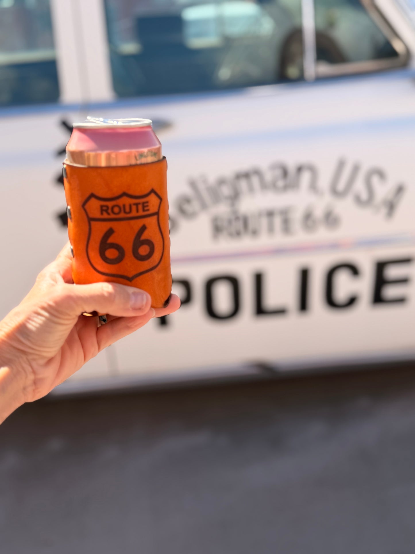 Route 66 Magnetic Can Cooler