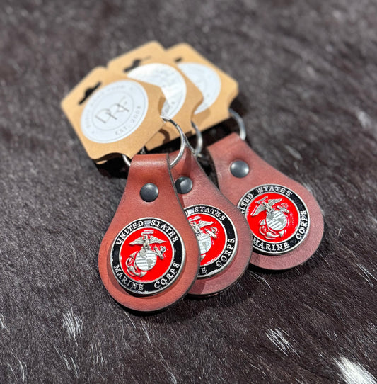Marine Corps Concho Keychain