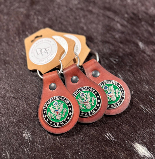 Army Concho Keychain